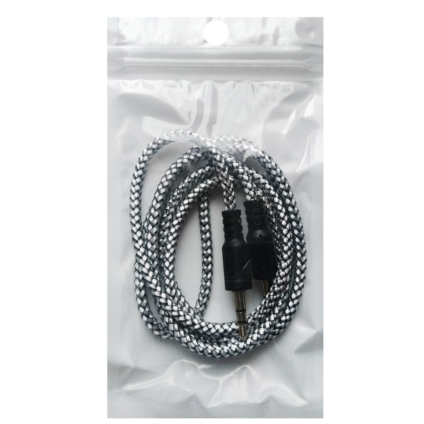 

Кабель Jack 3.5mm(M)-Jack 3.5mm(M), 1м, белый AU110 (122553), AU110