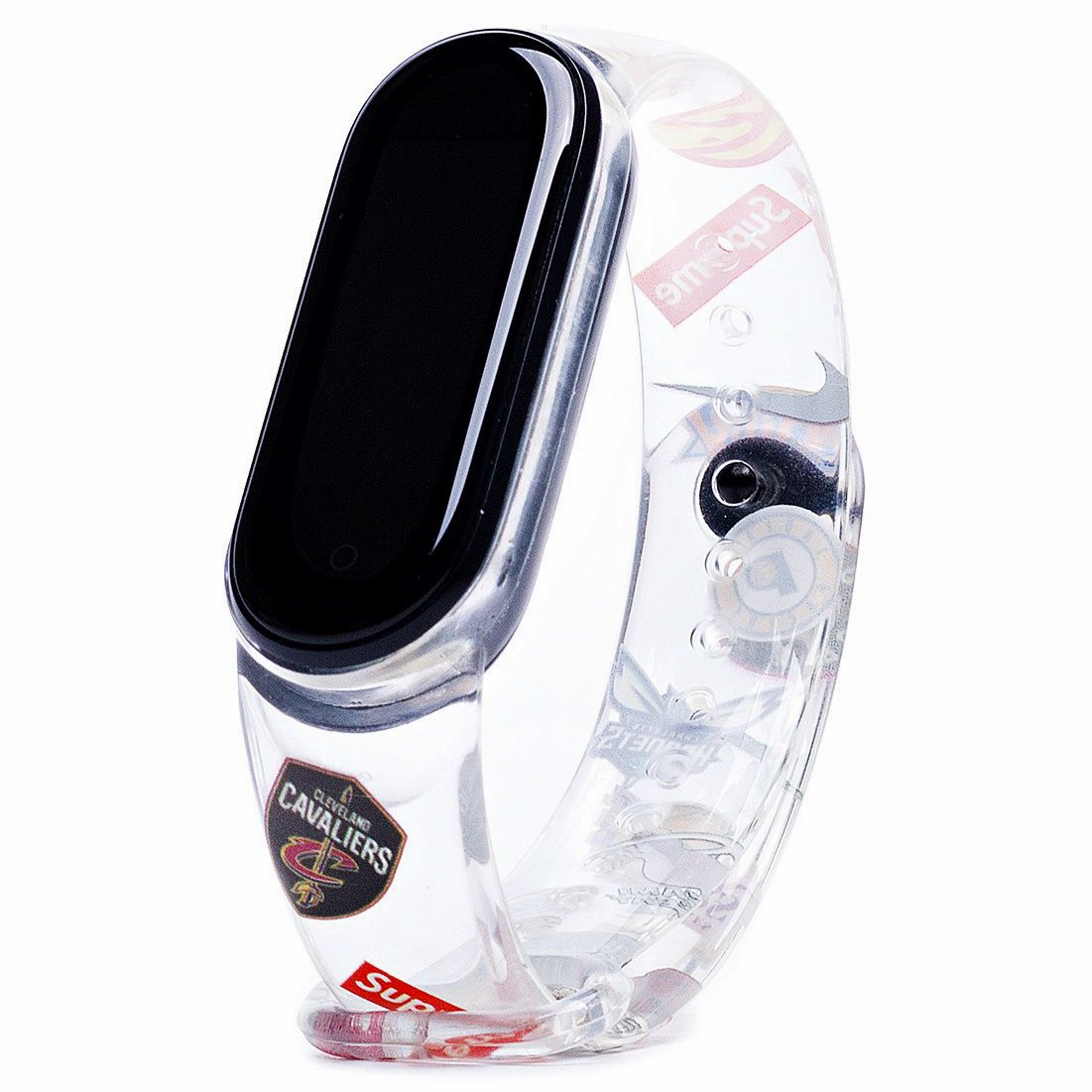 

Ремешок для Xiaomi Mi Band 5/Mi Band 6, силиконовый, прозрачный (131010), WB02