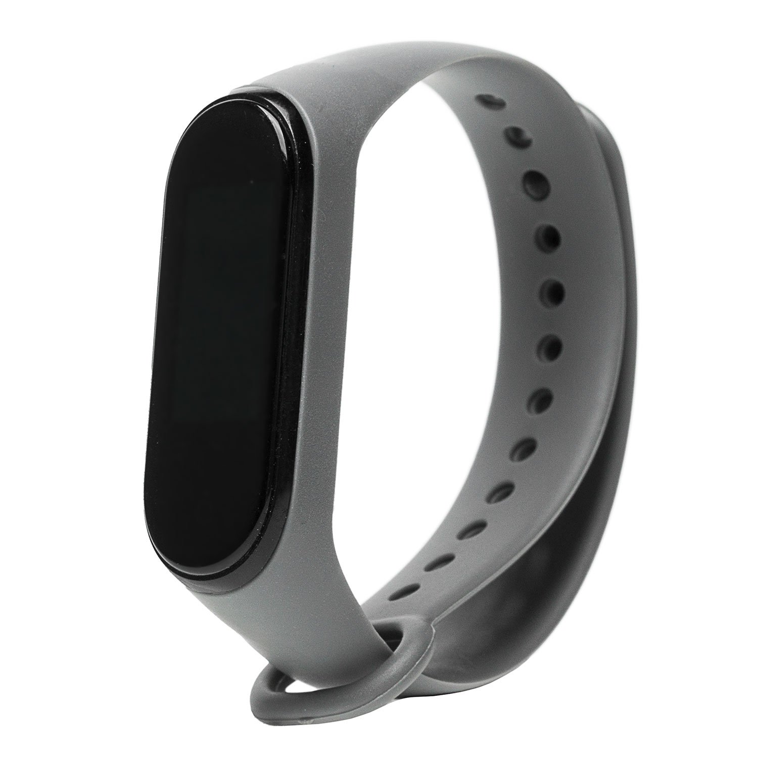 

Ремешок для Xiaomi Mi Band 3/Mi Band 4, силиконовый, серый (205858), WB13