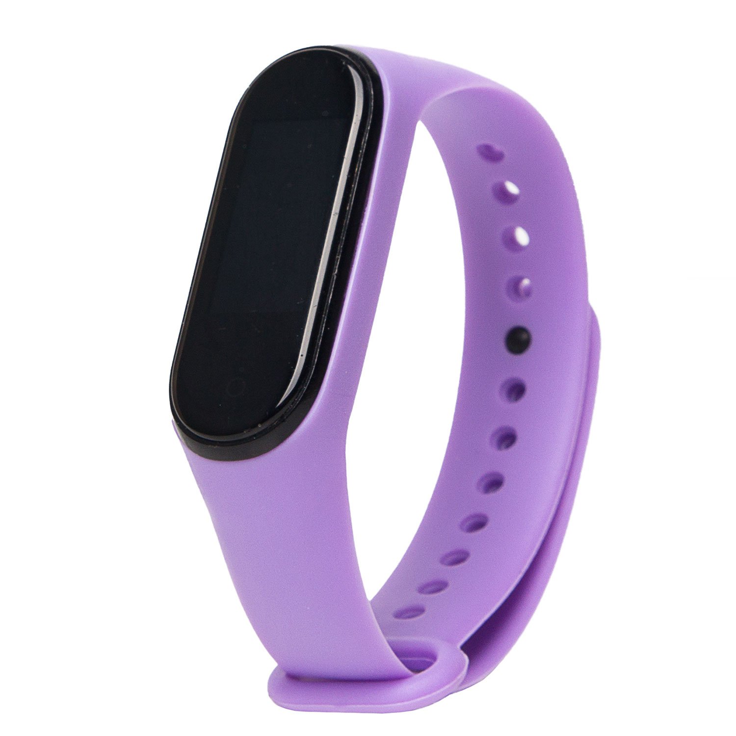 

Ремешок для Xiaomi Mi Band 3/Mi Band 4, силиконовый, светло-фиолетовый (206197), WB13