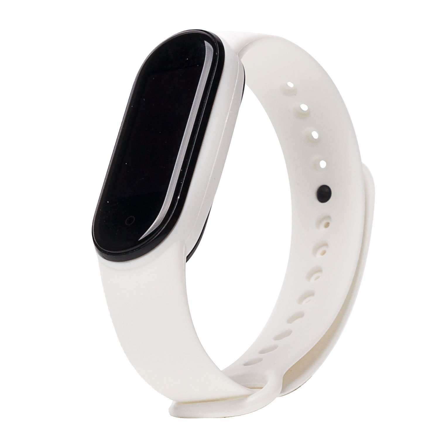 

Ремешок для Xiaomi Mi Band 5/Mi Band 6, силиконовый, белый (205865), WB13