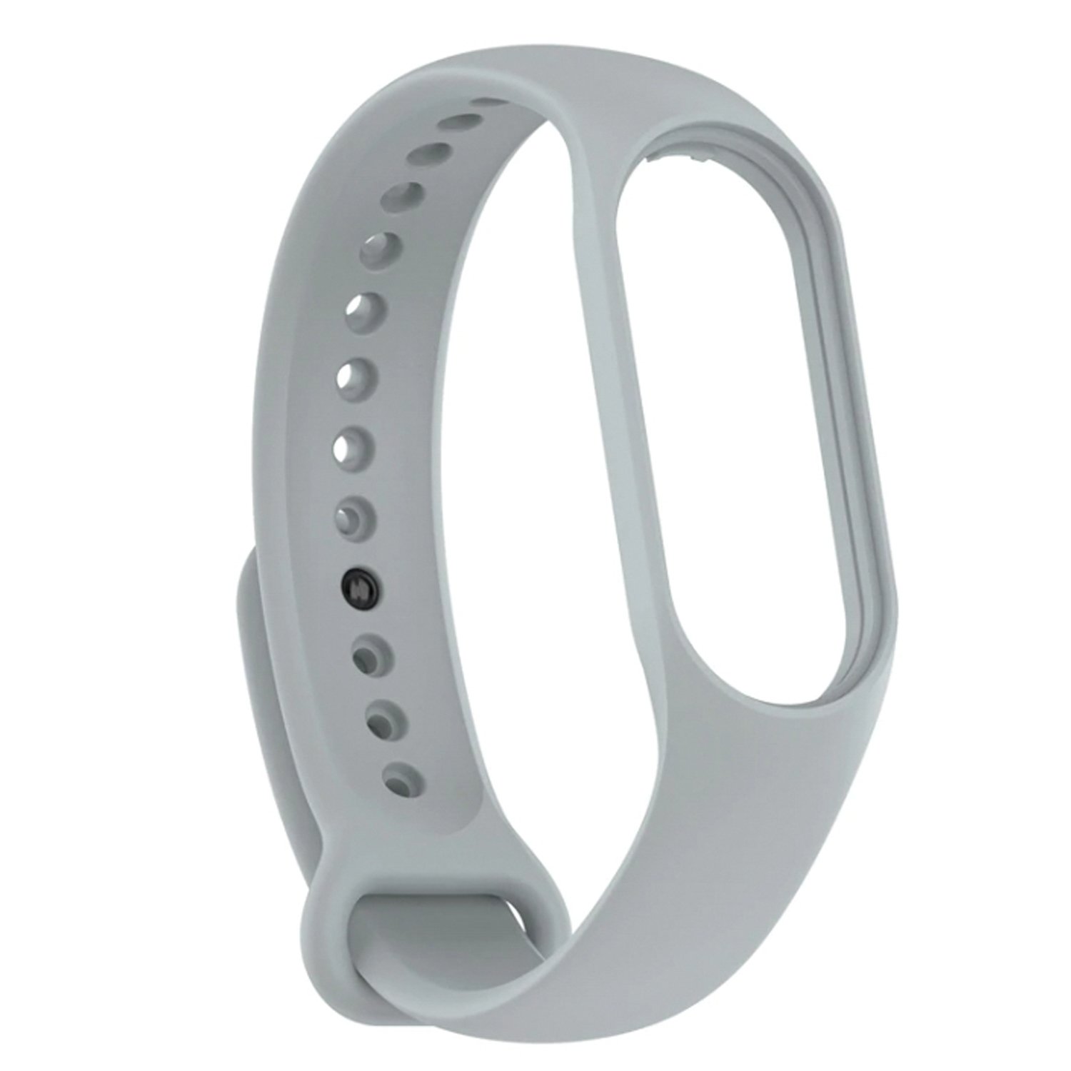 

Ремешок для Xiaomi Mi Band 7, силиконовый, светло-серый (206595), WB13