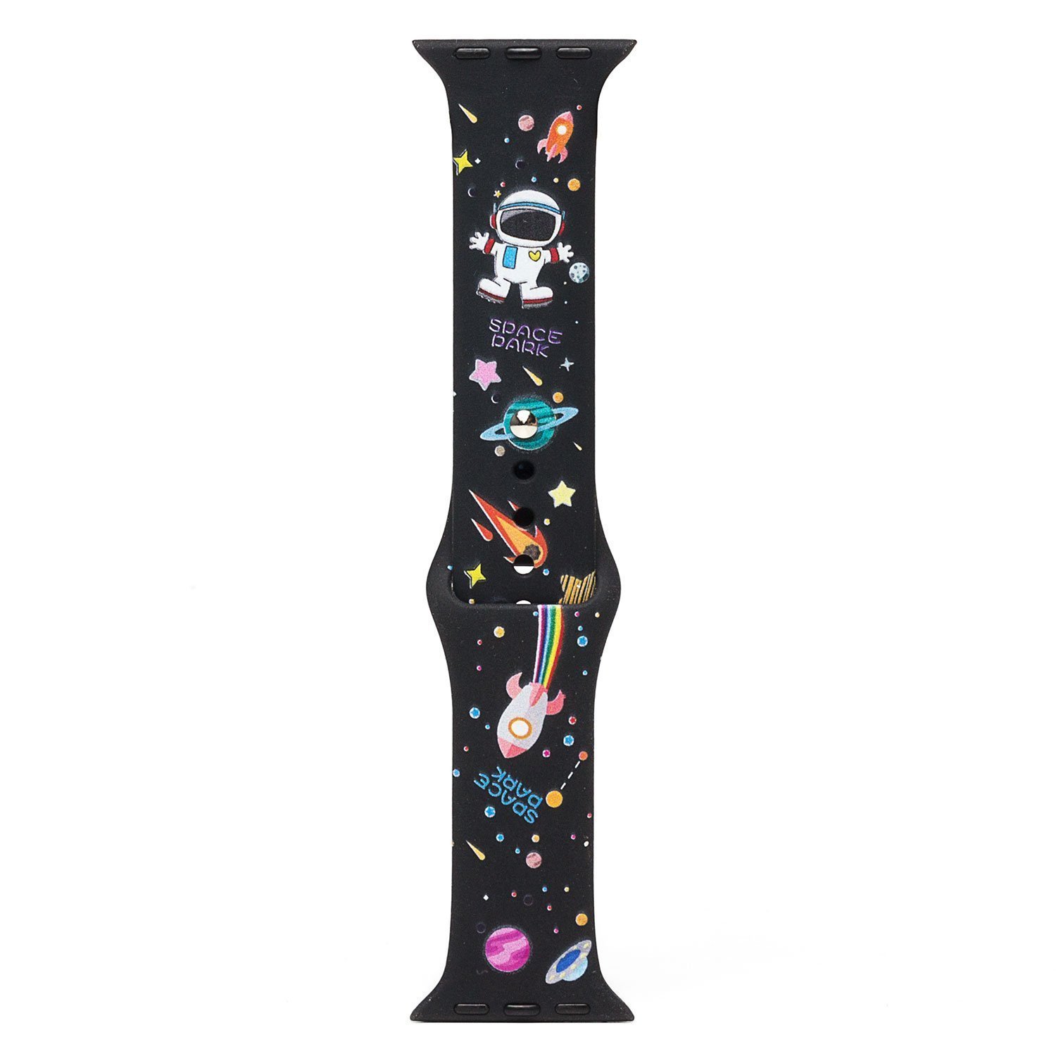 

Ремешок для Apple Watch, 38-41 мм, силиконовый, принт (131632), ApW01