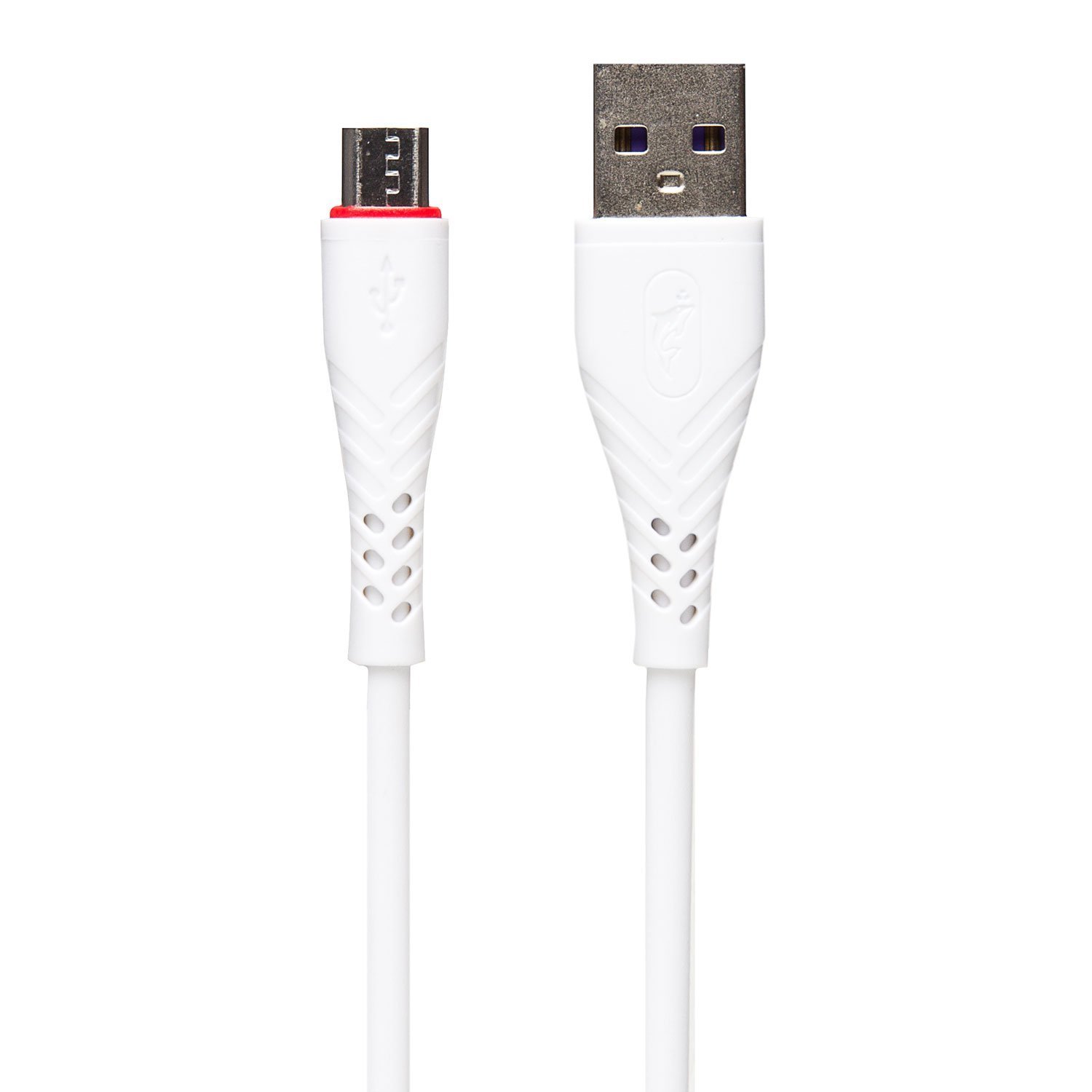 

Кабель USB-Micro USB, 3A быстрая зарядка, 1м, белый SKYDOLPHIN S02V (206462), S02V