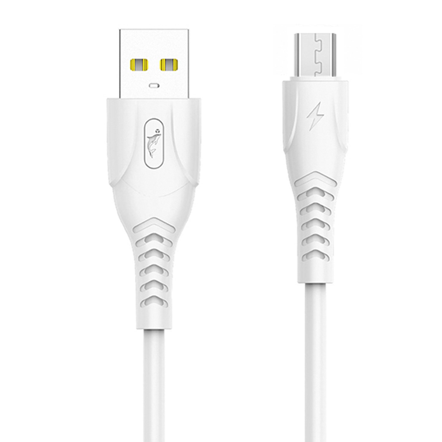 

Кабель USB-Micro USB, 3.5A быстрая зарядка, 1м, белый SKYDOLPHIN S08V (206452), S08V