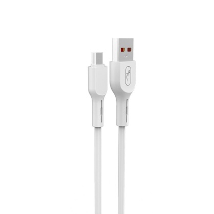 

Кабель USB-Micro USB, 2.4A, 1м, белый SKYDOLPHIN S58V (206456), S58V
