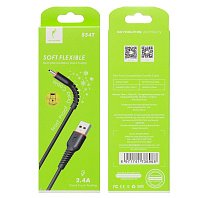 

Кабель USB-USB Type-C, 2.4A, 1м, черный SKYDOLPHIN S54T (206510), S54T