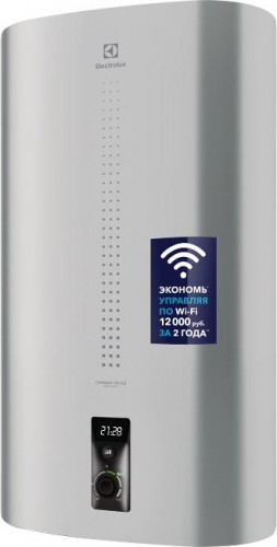 

Водонагреватель Electrolux EWH НС-1131390 электрический, 80л, 2кВт, сухой ТЭН (НС-1131390), Серебристый, НС-1131390