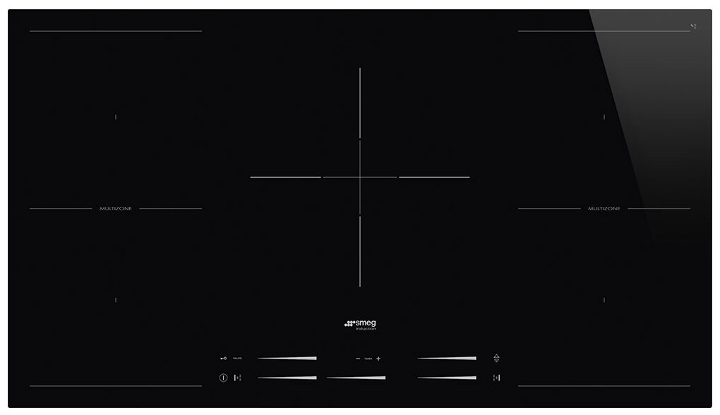 

Индукционная варочная панель SMEG SI2M7953D 5 конфорок, черый (SI2M7953D), SI2M7953D