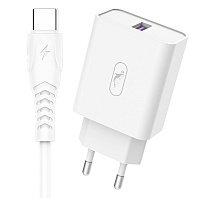 Сетевое зарядное устройство SKYDOLPHIN SC35T 25 Вт, 5А, белый