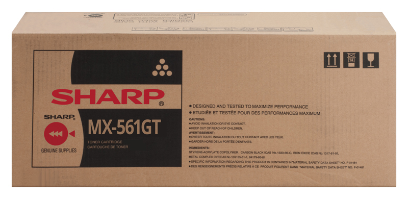 

Картридж лазерный SHARP MX-561GT/MX561GT, черный, 40000 страниц, оригинальный для Sharp Orion/B-Griffin/B-Phoenix, MX-561GT