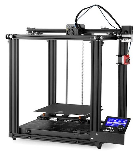3D принтер Creality Ender-5 Pro, FDM/FFF/PJP, ABS, PLA, Ethernet, черный, набор для сборки (1001020051)