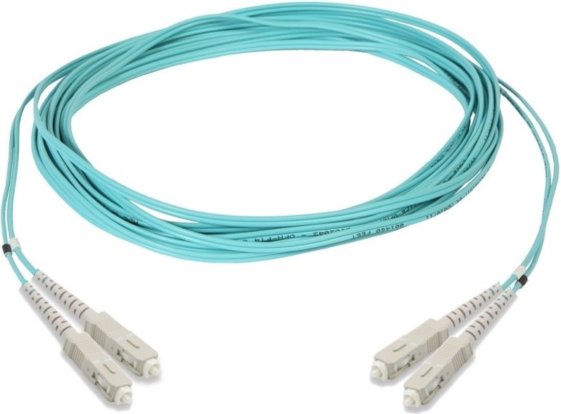 

Патч-корд оптический CommScope, LC/UPC-SC/UPC, многомодовый, 50/125, OM4, двойной, 1м, голубой (2160048-1), 0