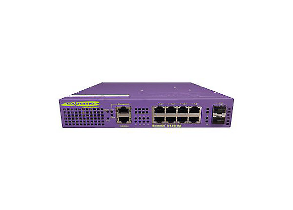 

Коммутатор Extreme Networks Summit X430-8p, управляемый, кол-во портов: 8x1 Гбит/с, кол-во SFP/uplink: SFP 2x1 Гбит/с, установка в стойку, PoE: 8x30Вт (макс. 60Вт) (16515), X430-8p