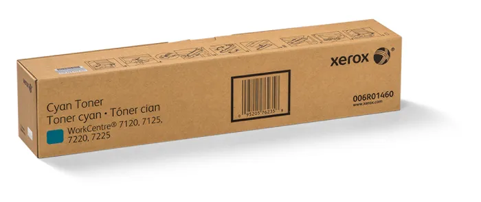 

Картридж лазерный Xerox 006R01460, голубой, 15000 страниц, оригинальный для Xerox WC 7120/7125/7220/7225 без чипа, 0