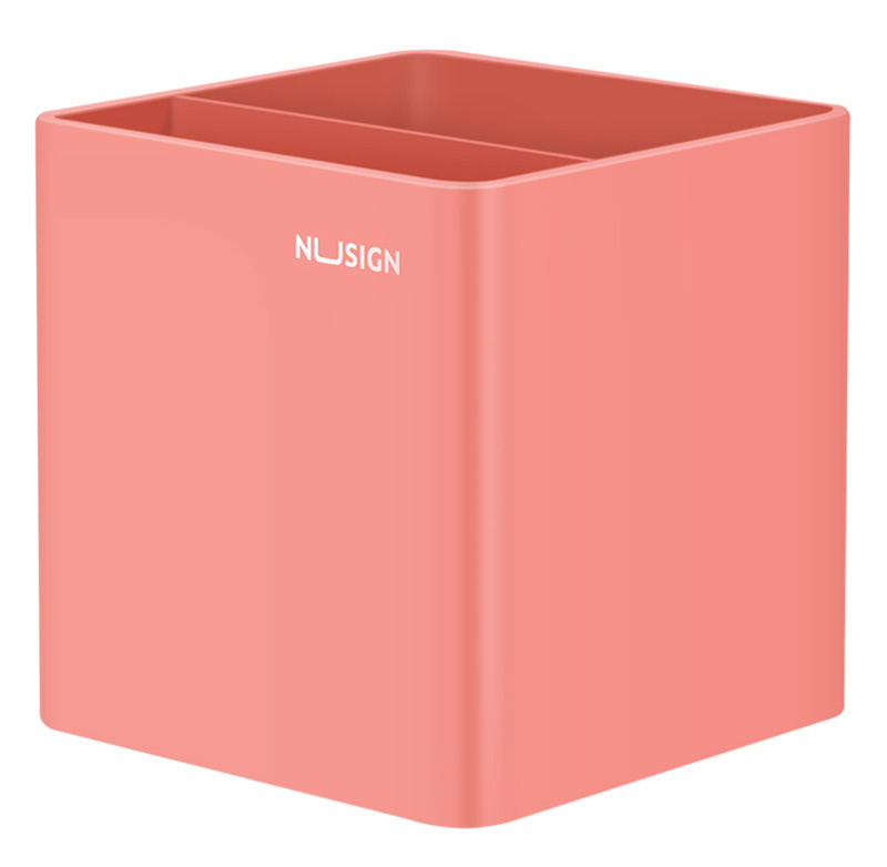 

Подставка Deli Nusign, 2 отделения, пластик, розовый (NS011PINK), Nusign