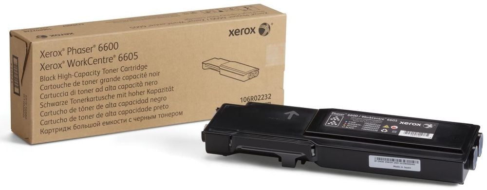 

Картридж лазерный Xerox 106R02232, черный, 8000 страниц, оригинальный для Xerox Phaser 6600/WorkCentre 6605, 0