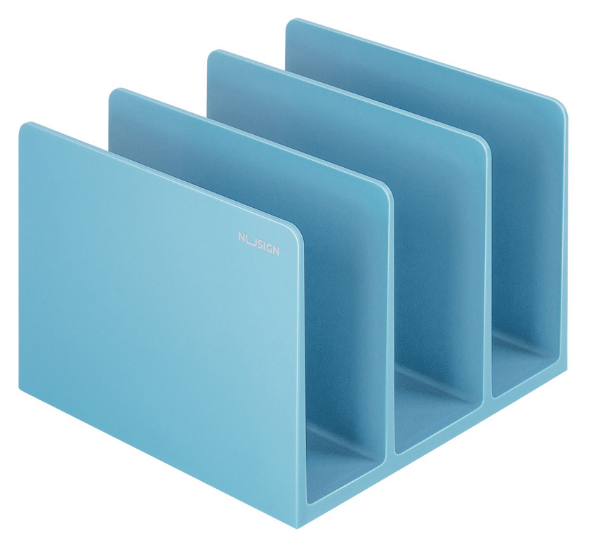 

Подставка Deli Nusign, 3 отделения, голубой (ENS006BLUE), Nusign