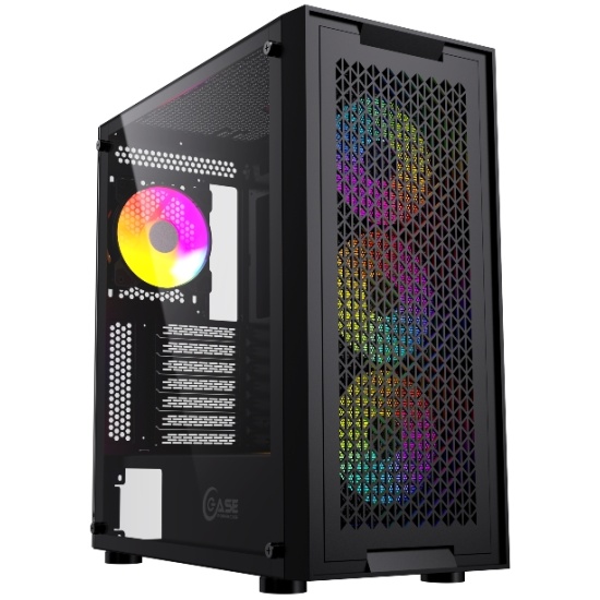 

Корпус PowerCase Attica X4B, EATX, Midi-Tower, USB 3.0, черный, без БП (CAEB-L4), Attica X4B