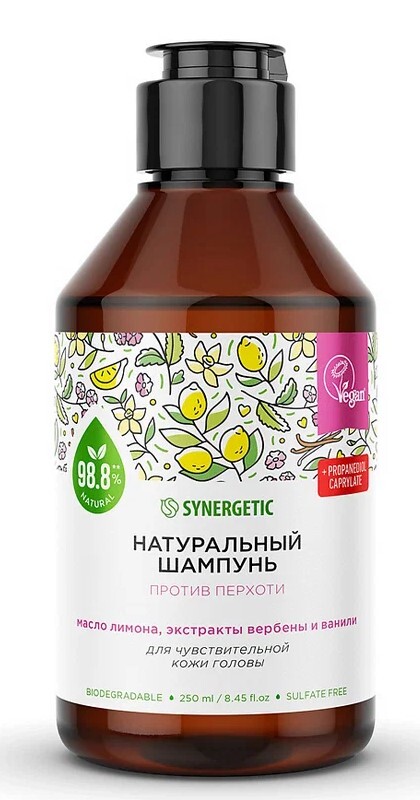 

Шампунь Synergetic Против перхоти для чувствительной кожи головы, 250мл