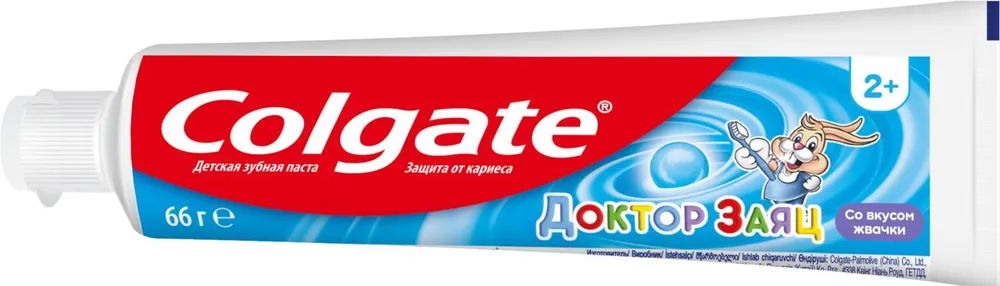 

Детская зубная паста Colgate Доктор Заяц, 2+, 50мл, Доктор Заяц