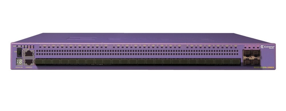 

Коммутатор Extreme Networks Summit X440-G2-24x-10GE4, управляемый, кол-во портов:, SFP 24x1 Гбит/с, кол-во SFP/uplink: combo RJ-45/SFP 4x1 Гбит/с, установка в стойку (16538), X440-G2-24x-10GE4