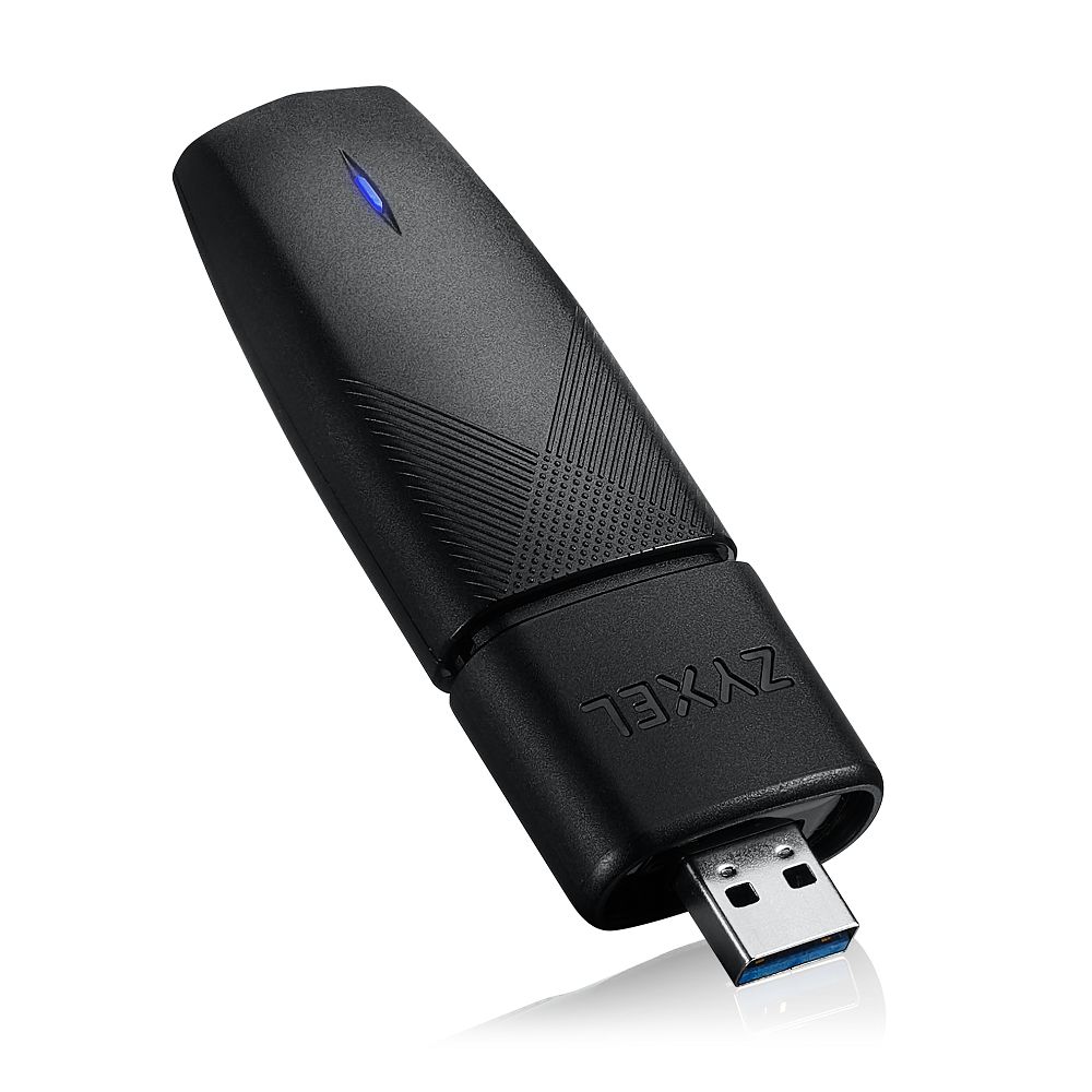 

Адаптер Wi-Fi ZYXEL NWD7605, 802.11a/b/g/n/ac/ax, 2.4 / 5 ГГц, до 1.78 Гбит/с, USB (NWD7605-EU0101F), NWD7605