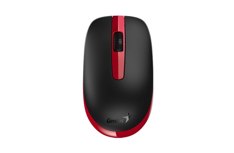 

Мышь беспроводная Genius NX-7007, 1200dpi, оптическая светодиодная, USB, черный/красный (31030026404), NX-7007