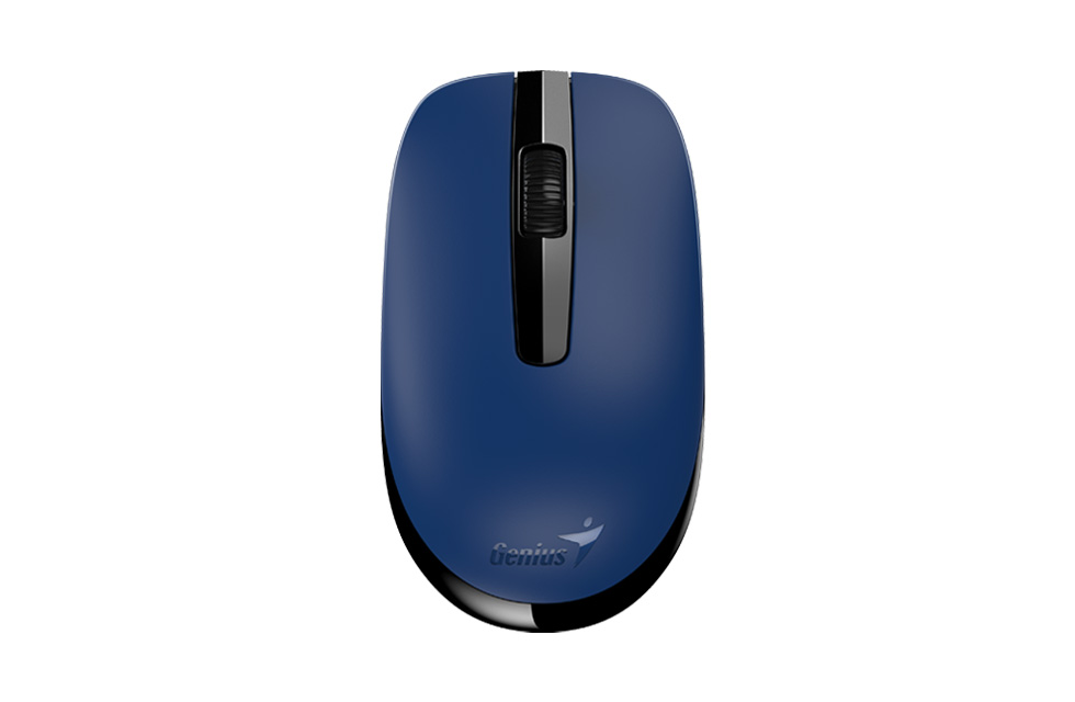 

Мышь беспроводная Genius NX-7007, 1200dpi, оптическая светодиодная, USB, черный/синий (31030026405), NX-7007