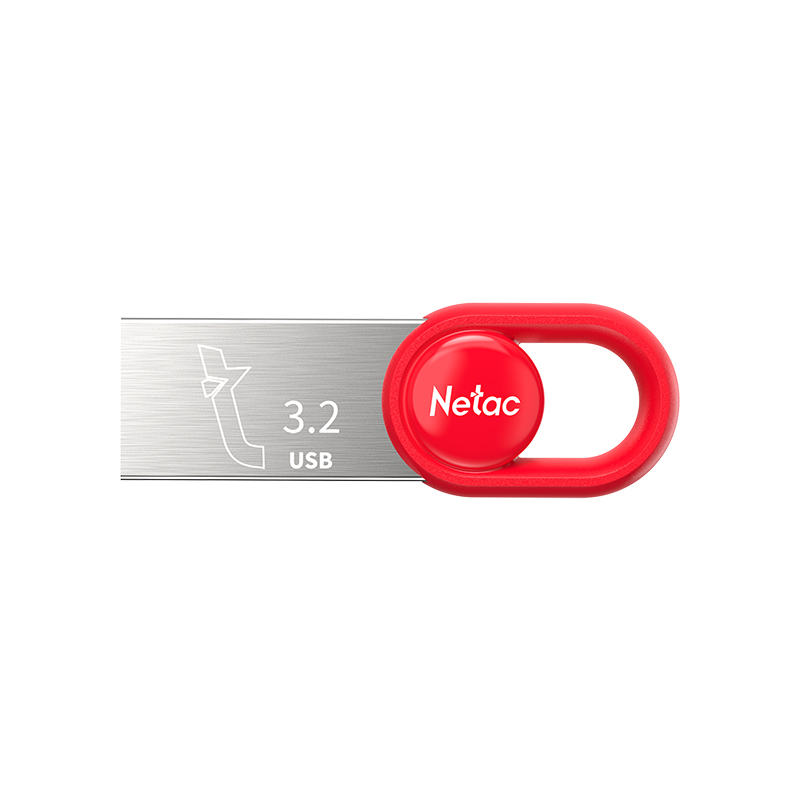 

Флешка 128Gb USB 3.2 Netac UM2, красный (NT03UM2N-128G-32RE), UM2