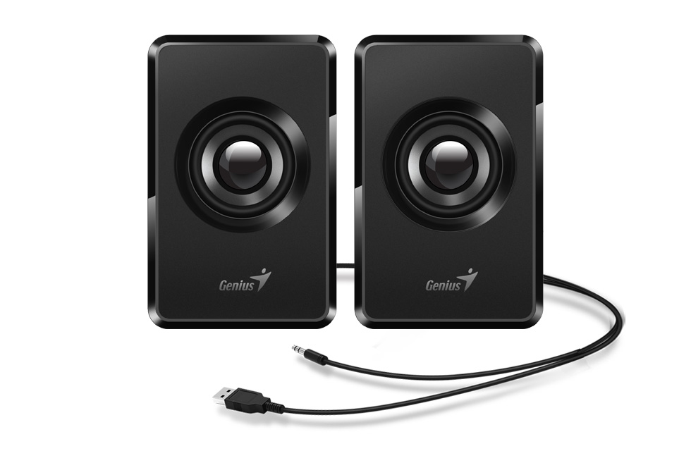 

Акустика 2.0 Genius SP-U125, 3 Вт, черный (31730042400), SP-U125