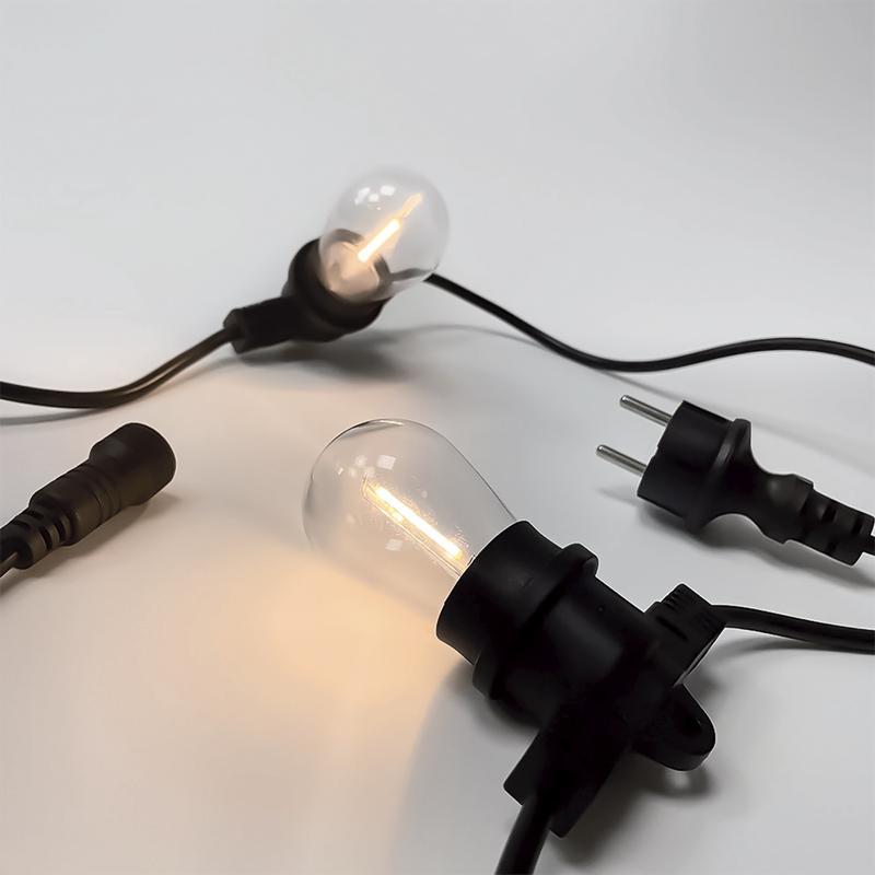 Гирлянда JazzWay без ламп в комплекте белтлайт, ламп: 80шт., 48м, от сети (5040601)