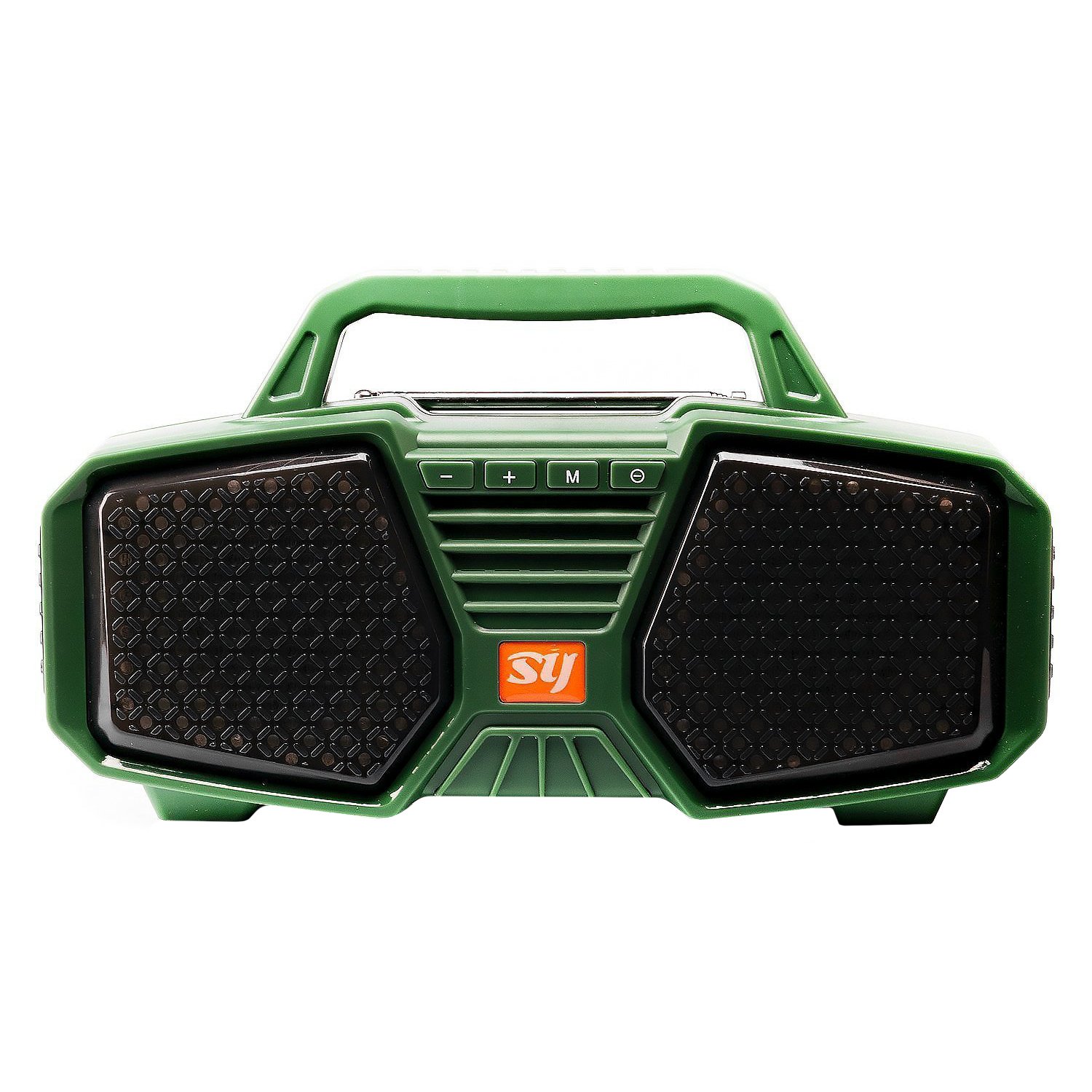 

Акустика портативная SY718, 10Вт, FM, AUX, USB, microSD, Bluetooth, подсветка, зеленый (119032), SY718