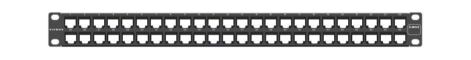 

Патч-панель в шкаф 19" 1U, порты: 48, черный, Z-PNL-U48E-SALE, Siemon (Z-PNL-U48E-SALE), Z-PNL-U48E-SALE