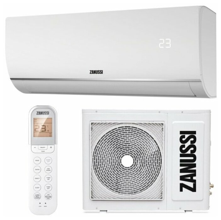 

Настенная сплит-система до 35м², 12000 BTU/ч, охлаждение / обогрев, осушение, белый, Zanussi ZACS-12 HS/N1, ZACS-12 HS/N1
