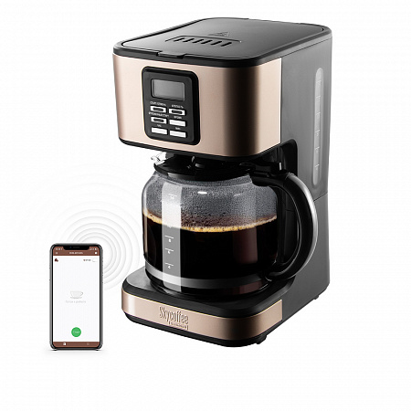 

Кофеварка капельная REDMOND SkyCoffee RCM-M1525S, молотый, 1.8л/1.8л, дисплей, черный, 900Вт (RCM-M1525S), RCM-M1525S