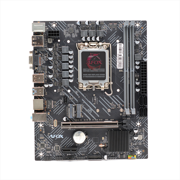 

Материнская плата AFOX IH610D4-MA-V4, Socket1700, Intel H610, 2xDDR4, PCI-Ex16, 4SATA3, 5.1-ch, GLAN, 4 USB 3.0, VGA, HDMI, DP, mATX, Retail, IH610D4-MA-V4
