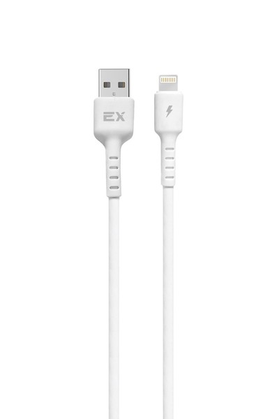 

Кабель USB 2.0(Am)-Lightning 8-pin(m), 3A, 2м, белый Exployd Easy EX-K-1384 (EX-K-1384), EX-K-1384