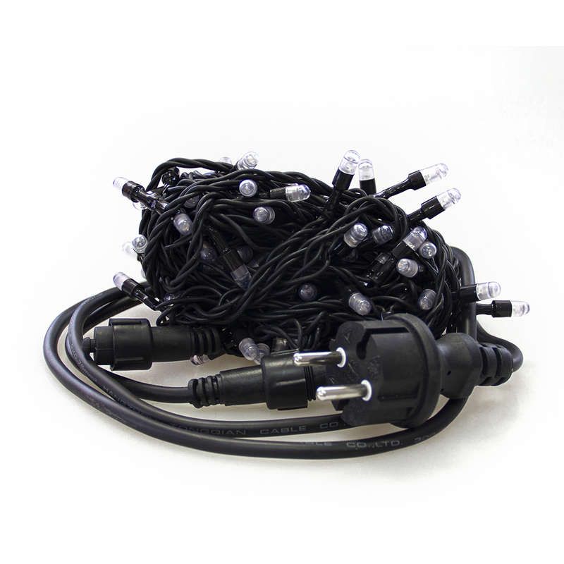

Гирлянда SHLIGHTS RB-LD100-B-E светодиодная, ламп: 100шт., 10м, от сети, синий (4690601021762), RB-LD100-B-E