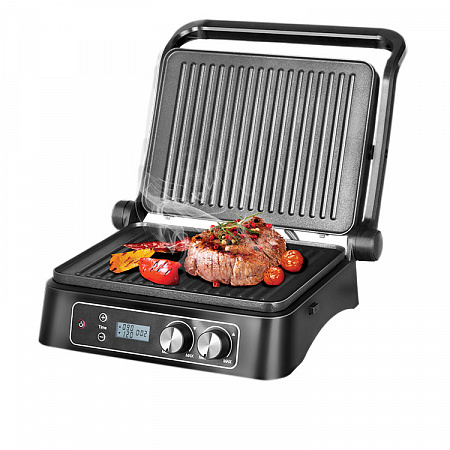 Гриль Redmond SteakMaster RGM-M811D 2000Вт, черный/стальной (RGM-M811D), цвет черный/стальной