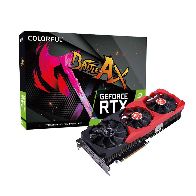 

Видеокарта Colorful NVIDIA GeForce RTX 3070 NB EX LHR-V , 8Gb DDR6, 256bit, PCI-E, HDMI, 3DP, Retail (RTX 3070 NB EX LHR-V), NB EX LHR-V