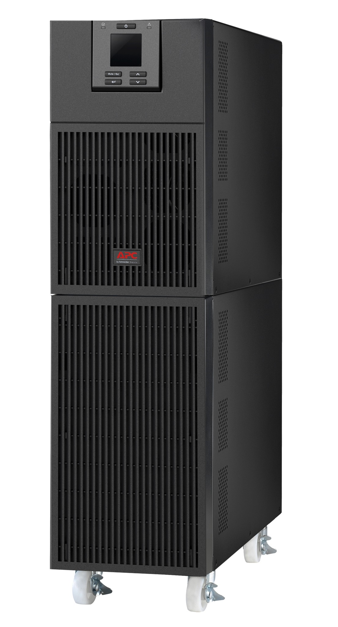ИБП APC Easy UPS SRV, 10000VA, 10000W, клеммная колодка, розеток - 1, USB, черный (SRV10KI) б/у, после ремонта(замена входного узла), следы эксплуатации, без комплекта