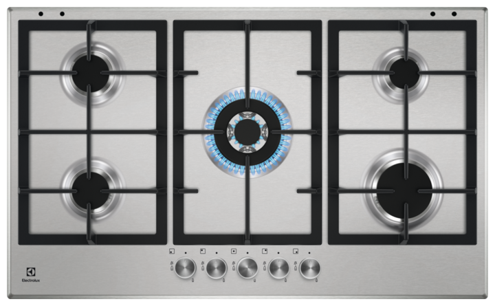 

Газовая варочная панель ELECTROLUX GPZ393SX 5 конфорок, серебристый (GPZ393SX), GPZ393SX