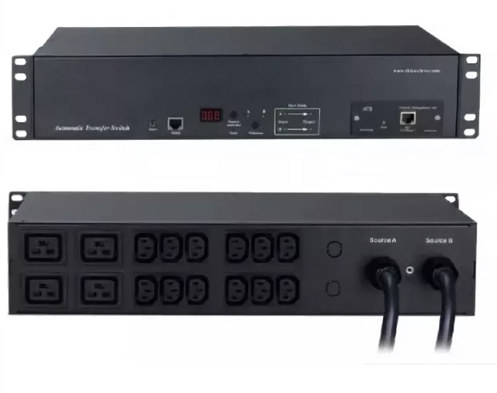 

Блок розеток (PDU) Hyperline ATS-R-228H1622-Intelligent, 2U, кол-во розеток:16 (12xC13/4xC19), 32А, черный, кабель питания 3 м (ATS-R-228H1622-Intelligent), ATS-R-228H1622-Intelligent
