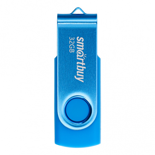 

Флешка 32Gb USB 2.0 SmartBuy Twist SB032GB2TWB, синий (SB032GB2TWB), SB032GB2TWB