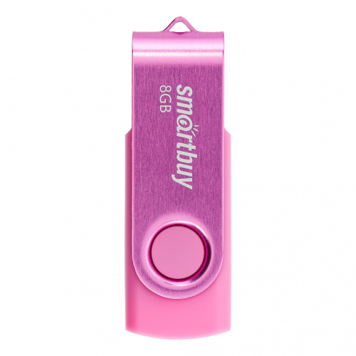 

Флешка 8Gb USB 2.0 SmartBuy Twist SB008GB2TWP, розовый (SB008GB2TWP), SB008GB2TWP