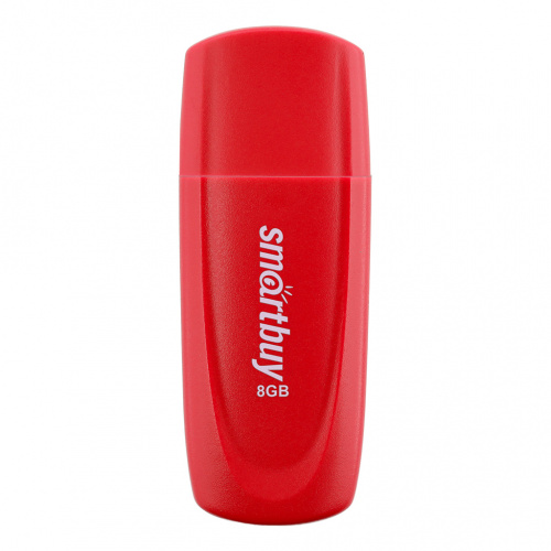

Флешка 8Gb USB 2.0 SmartBuy Scout SB008GB2SCR, красный (SB008GB2SCR), SB008GB2SCR