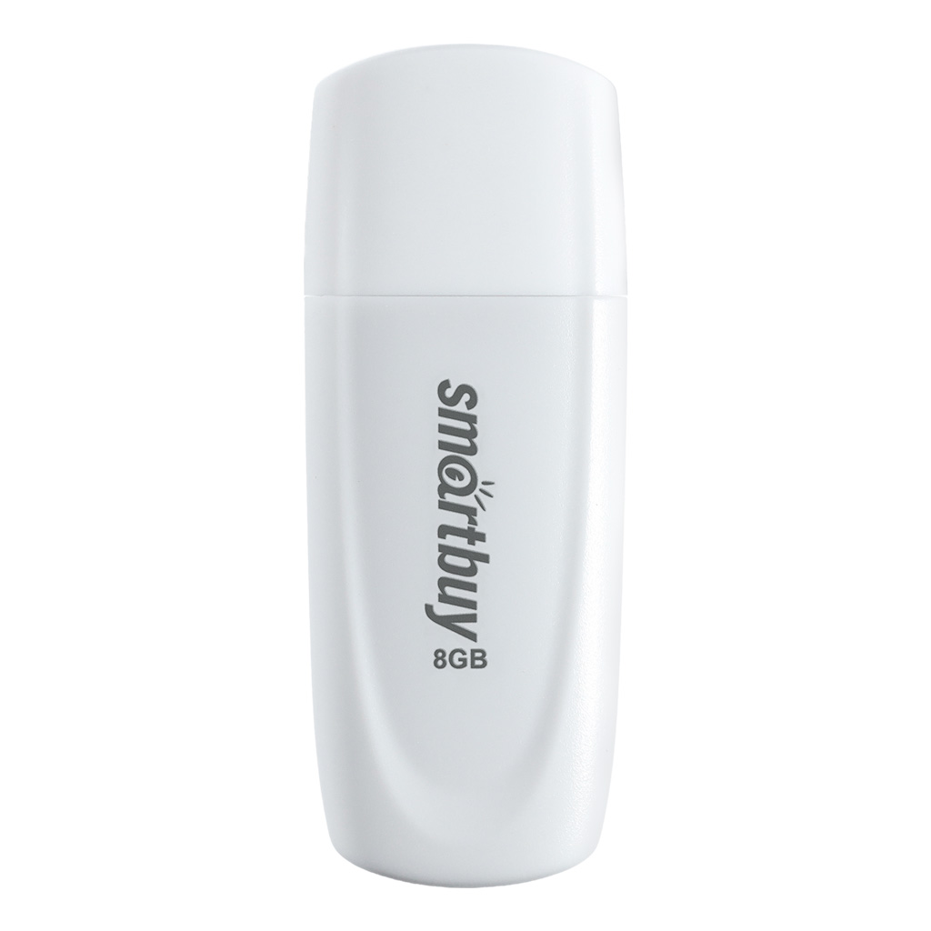

Флешка 8Gb USB 2.0 SmartBuy Scout SB008GB2SCW, белый (SB008GB2SCW), SB008GB2SCW