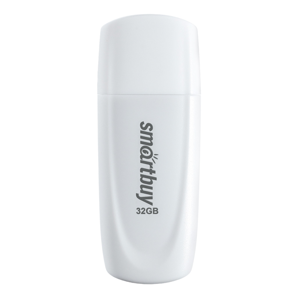 

Флешка 32Gb USB 2.0 SmartBuy Scout SB032GB2SCW, белый (SB032GB2SCW), SB032GB2SCW