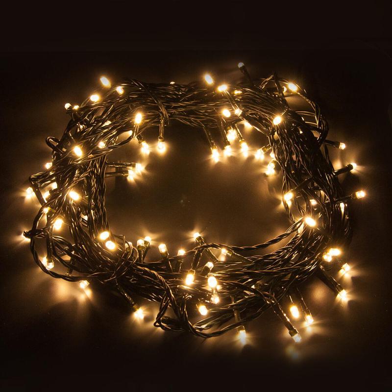 

Гирлянда SHLIGHTS ILD100WW-F светодиодная нить, ламп: 100шт., 5м, от сети, теплый белый (469060104907), ILD100WW-F